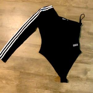 Adidas one shoulder body suit